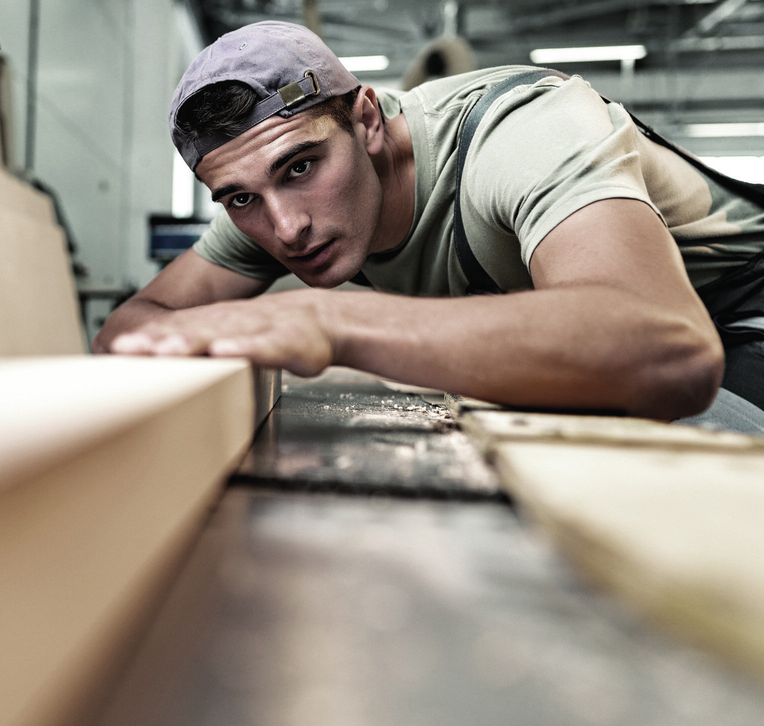 Handwerker bei der Arbeit